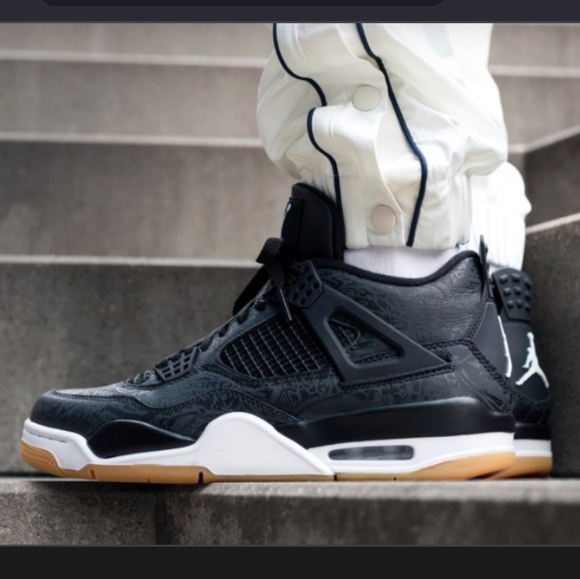 Air Jordan 4 Retro SE Laser Black Gum (30th Anniversary) 10Mens